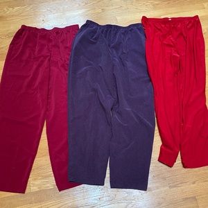 New Price XL Womens Pants 2 Pair (fushia not available)